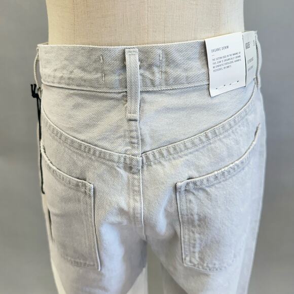 Agolde Pieced '90s Pinch Waist Jeans in Coin/Lace Recycled LeatherSize 28 NWT - Picture 13 of 16